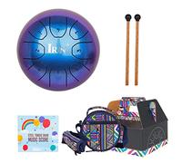 Slit Drums Steel Tongue Drum 5.5 Inch 8 Tone C Keys Handpan Drum With Drumsticks Bag Percussion Instrument For Yoga Handpan Drums For Adults Beginners Steel Tongue Drum 8 Note 5.5 Inch C