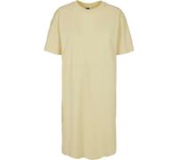 Urban Classics Organic Oversized Slit Short Sleeve Short Dress Yellow M Woman