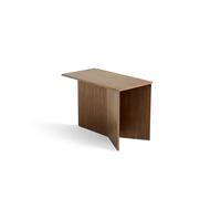 Slit Wood Coffee Table Oblong Walnut