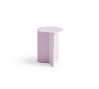 Slit Wood Coffee Table Round Ø35 Pink