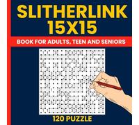 Slitherlink Puzzle Book - 120 Challenging 15x15 Logic Loop Puzzles for Adults: Big Font Numbers | 8.5 x 8.5 Size | 120 Puzzles with Solutions Included