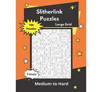 Slitherlink Puzzles Large Grid: Logic Puzzles for adults (medium to hard)