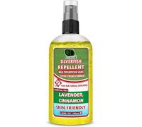 Sliver Fish Insect Repellent with Lavender & Cinnamon Essential Oil - Body Oil Deet Free (50ml Spray)