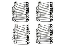 Sliver Safety Pins, x 30 Pcs, Size 2, 37mm Best Value For Work, sock organisers, sewing/tailoring, arts & crafts, Scarfs more