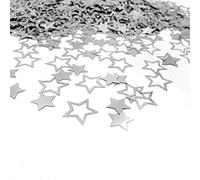 Sliver Star Confetti | Glitter Confetti Sprinkles for Party Table Scatters Decoration | Birthday Baby Shower Wedding Party Festival Supplies | Metallic Foil | 45g 1.6OZ 1100Pcs