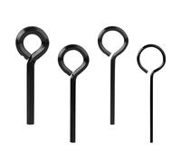 Sliverdew Standard Hex Dogging Key Allen Wrench Set, 5/64'' 1/8'' 5/32'' 7/32'', Wrench Keychain with Full Loop for Push Bar Panic Exit Device