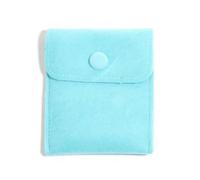 SLJYM 1pc 8x10mm Velvet Jewelry Bag Anti Oxidation Buckle Cloth Bag Ring Necklace Bracelet Jewelry Storage Bag Accessories