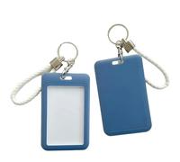 SLJYM 1Pc Macaron Bus Card Protective Cover Cases Meat Keyring Card Campus Access Door Credit Card Holder Bag Set Key Chain