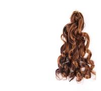 SLJYM 26Inch French Curls Braiding Hair Extensions Synthetic Curl Hair Loose Wave Spiral Curl Crochet Hair Braids Black Women