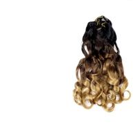 SLJYM 26Inch French Curls Braiding Hair Extensions Synthetic Curl Hair Loose Wave Spiral Curl Crochet Hair Braids Black Women