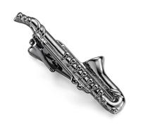 SLJYM Classic men's and women's tie clip Love Rose Anchor Sax Music clip business suit shirt accessories jewelry gifts