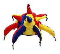 SLJYM Colorful Halloween Party Clown Hat With Small Bell Carnival Funny Costume Ball Hats Funny Unisex Cap For Football Game