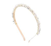 SLJYM Colorful Natural Stone Crystal Gravels Chips HairBand Women Girl Healing Headwear Hair Accessories Handmade Jewelry