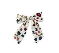 SLJYM Floral checkered pattern Girls Headband Fashion Hairband Colorful Elegant Hairbow Hair Elegant Headband bow clip
