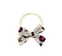 SLJYM Floral checkered pattern Girls Headband Fashion Hairband Colorful Elegant Hairbow Hair Elegant Headband bow clip