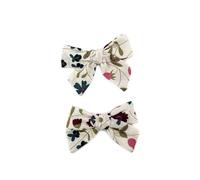 SLJYM Floral checkered pattern Girls Headband Fashion Hairband Colorful Elegant Hairbow Hair Elegant Headband bow clip