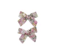 SLJYM Floral checkered pattern Girls Headband Fashion Hairband Colorful Elegant Hairbow Hair Elegant Headband bow clip