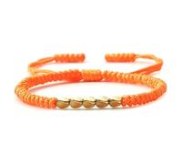 SLJYM Handmade Copper Beads Bracelet Charm Knots Buddha Rope Adjustable Lucky Braided Thread Bangles For Women Men