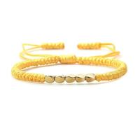 SLJYM Handmade Copper Beads Bracelet Charm Knots Buddha Rope Adjustable Lucky Braided Thread Bangles For Women Men