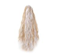 SLJYM High Ponytail Extension Synthetic,Claw LongWavy Jaw Clip in Fake Pony Tails Fake Hair Soft Hairpiece Women Girls