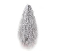 SLJYM High Ponytail Extension Synthetic,Claw LongWavy Jaw Clip in Fake Pony Tails Fake Hair Soft Hairpiece Women Girls