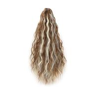 SLJYM High Ponytail Extension Synthetic,Claw LongWavy Jaw Clip in Fake Pony Tails Fake Hair Soft Hairpiece Women Girls