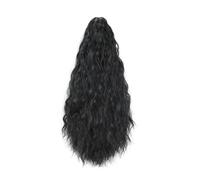 SLJYM High Ponytail Extension Synthetic,Claw LongWavy Jaw Clip in Fake Pony Tails Fake Hair Soft Hairpiece Women Girls
