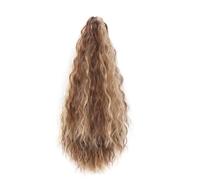 SLJYM High Ponytail Extension Synthetic,Claw LongWavy Jaw Clip in Fake Pony Tails Fake Hair Soft Hairpiece Women Girls