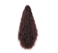 SLJYM High Ponytail Extension Synthetic,Claw LongWavy Jaw Clip in Fake Pony Tails Fake Hair Soft Hairpiece Women Girls