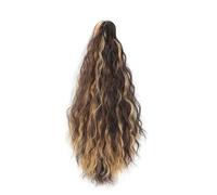 SLJYM High Ponytail Extension Synthetic,Claw LongWavy Jaw Clip in Fake Pony Tails Fake Hair Soft Hairpiece Women Girls