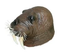 SLJYM Latex Realistic Animal Dolphin Seal Otter Alligator Beaver Fish Fancy Dress Mask
