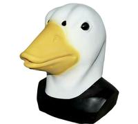SLJYM Latex Realistic Animal Dolphin Seal Otter Alligator Beaver Fish Fancy Dress Mask