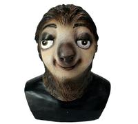 SLJYM Latex Realistic Animal Dolphin Seal Otter Alligator Beaver Fish Fancy Dress Mask