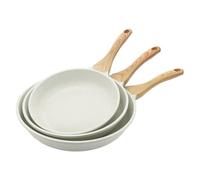 SLJYM Nonstick Frying Pan Skillet - Healthy Granite Coating with Heat-Resistant Handle 20/24/28cm Induction Compatible 1PCS