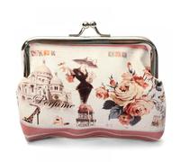 SLJYM Small Wallet Women Mini Printing Coin Purses Hasp Cash Card Handbags Clutch Money Change Bag Famous Van Gogh Printing