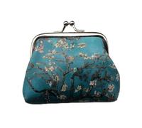SLJYM Small Wallet Women Mini Printing Coin Purses Hasp Cash Card Handbags Clutch Money Change Bag Famous Van Gogh Printing