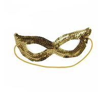 SLJYM Women Girl Sequins Sexy Fox Cat Eye Mask Half Face Masks Lady Girls Eyewear Party Masquerade Gift Christmas Halloween