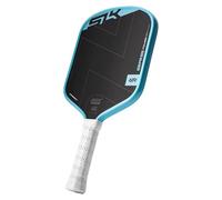 SLK by Selkirk ERA Power Pickleball Paddle | Raw Carbon + Fiberglass Face for Power & Spin | Engineered with Dynamic Fusion Core | Designed for Aggressive Players | Widebody Cyan