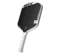 SLK by Selkirk ERA Power Pickleball Paddle | Raw Carbon + Fiberglass Face for Power & Spin | Engineered with Dynamic Fusion Core | Designed for Aggressive Players | Widebody White