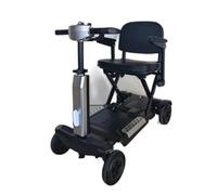 SLK Deluxe Auto-Folding Lightweight Mobility Scooter - Lithium Battery - Red