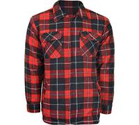 SLK Kentex Online Mens Padded Shirt Polar Fleece Lined Thick Work Shirts Winter Warm (Medium, Design - 4)