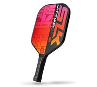 SLK Latitude 2.0 Pickleball Paddle | G4 Graphite Pickleball Paddle Face | Rev-Core+ Technology with SpinFlex Surface | Redesigned for Performance and Control | Orange
