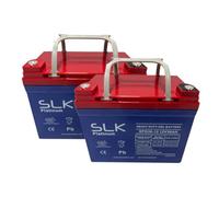 SLK Platinum Mobility Scooter GEL Battery Pair of 2 x 12v 36ah Reliable And long Lasting Replacement Batteries For Electric Scooters And Wheelchairs