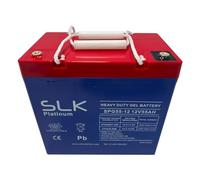 SLK Platinum Mobility Scooter GEL Battery Pair of 2 x 12v 55ah Reliable And long Lasting Replacement Batteries For Electric Scooters And Wheelchairs