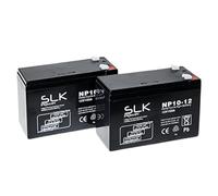 SLK Power Mobility Scooter AGM Battery Pair of 2 x 12v 10ah Reliable And long Lasting Replacement Batteries For Electric Scooters And Wheelchairs