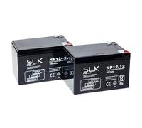 SLK Power Mobility Scooter AGM Battery Pair of 2 x 12v 12ah Reliable And long Lasting Replacement Batteries For Electric Scooters And Wheelchairs