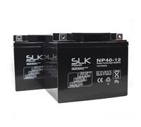 SLK Power Mobility Scooter AGM Battery Pair of 2 x 12v 40ah Reliable And long Lasting Replacement Batteries For Electric Scooters And Wheelchairs