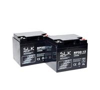 SLK Power Mobility Scooter AGM Battery Pair of 2 x 12v 50ah Reliable And long Lasting Replacement Batteries For Electric Scooters And Wheelchairs