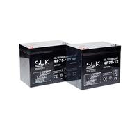 SLK Power Mobility Scooter Gel Battery Pair of 2 x 12v 75ah Reliable And long Lasting Replacement Batteries For Electric Scooters And Wheelchairs
