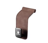 SLLGSDM Car Hooks for Suzuki Kei (HN) 1998-2003 2004 2005 2006 2007 2008 2009, Car Bag Hook, Glove Box Hook, Box Hook Organiser, for Purse Umbrellas Bags, Car Accessories,Brown